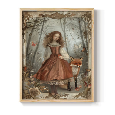 «WOMEN Series CDI», reproduction encadrée - bois massif