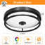 4-Mode LED Motion Sensor Ceiling Light – Dusk to Dawn Outdoor Porch Light with Manual Override