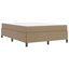  Structure de lit avec matelas Cappuccino en similicuir 55,1 po x 74,8 po-193378333-193378328