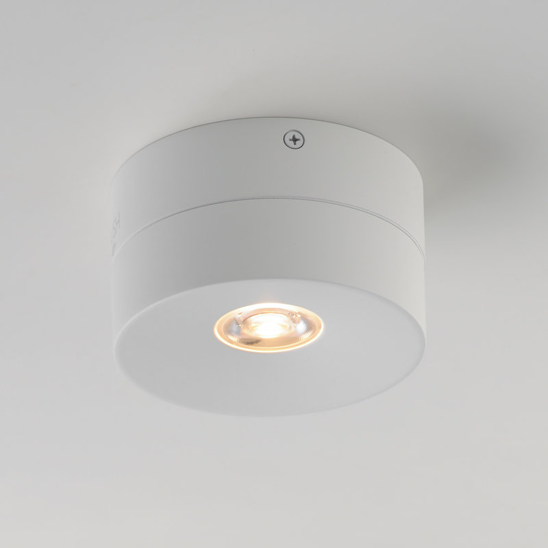 Swinger-Flush Mount, White