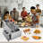 WeChef 12L Countertop Electric Deep Fryer with Basket Single Removable Tank Commercial