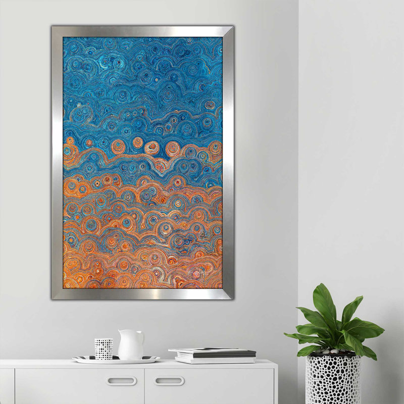 «Psalm 130: 7 Abundant Redempt» par Mark Lawrence - reproduction, H 37,5 po x l 25,5 po x P 1 po, Encadrement argenté