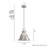 Bridgemoor 1 Light Dome Pendant-60180727