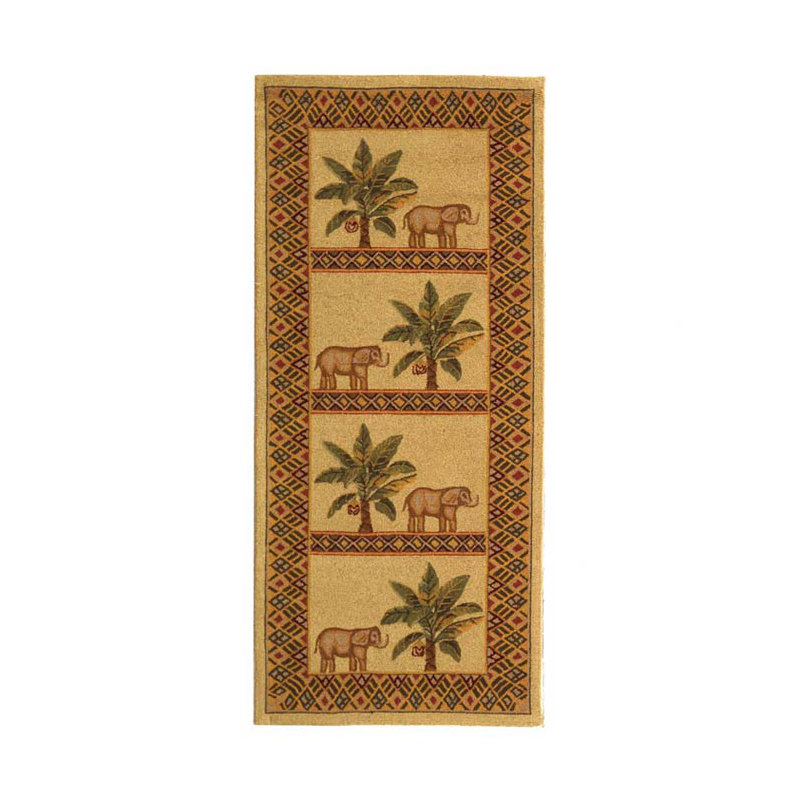 Ardilla Hand Hooked Wool Pile Rug, Runner 2'6" x 8'