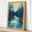 Woodland Stream Scandinavian - Wrapped Canvas-1493266423-1493266428