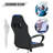 Gaming Chair Ergonomic Office Chair Computer Chair with Lumbar Support Ergonomic Pu Leather Adjustable Height Executive Chair for Women Men and Adults-1447988974