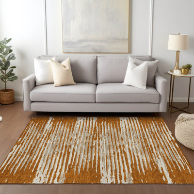 Malek Indoor/Outdoor Area Rug with Non-Slip Backing