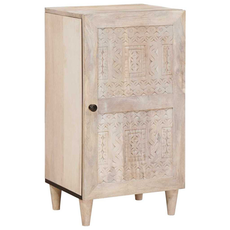 Solid Wood Accent Cabinet, White