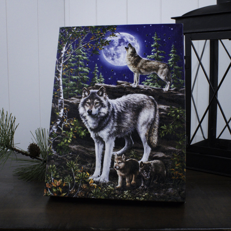 Toile de table lumineuse The Wolf Pack 8 x 6
