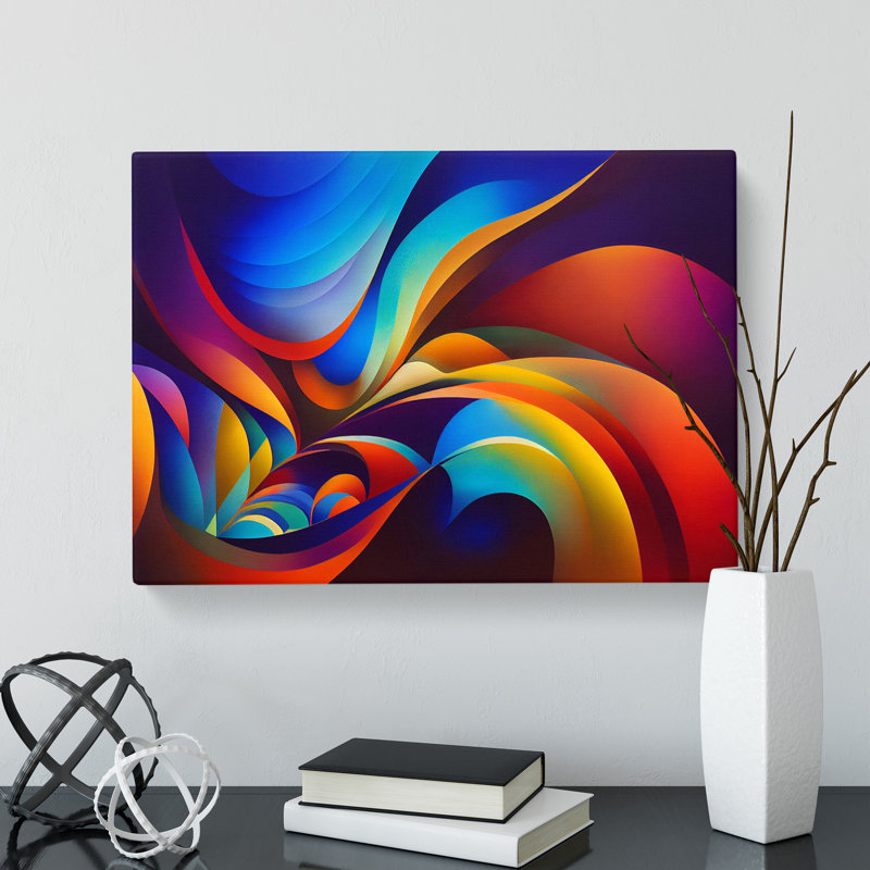 Luscious Modern Abstract Art - Wrapped Canvas, 50cm H x 76cm W x 3cm D