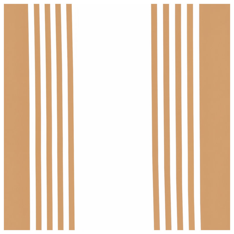 Édredon beige à rayures blanches, Twin Extra Long