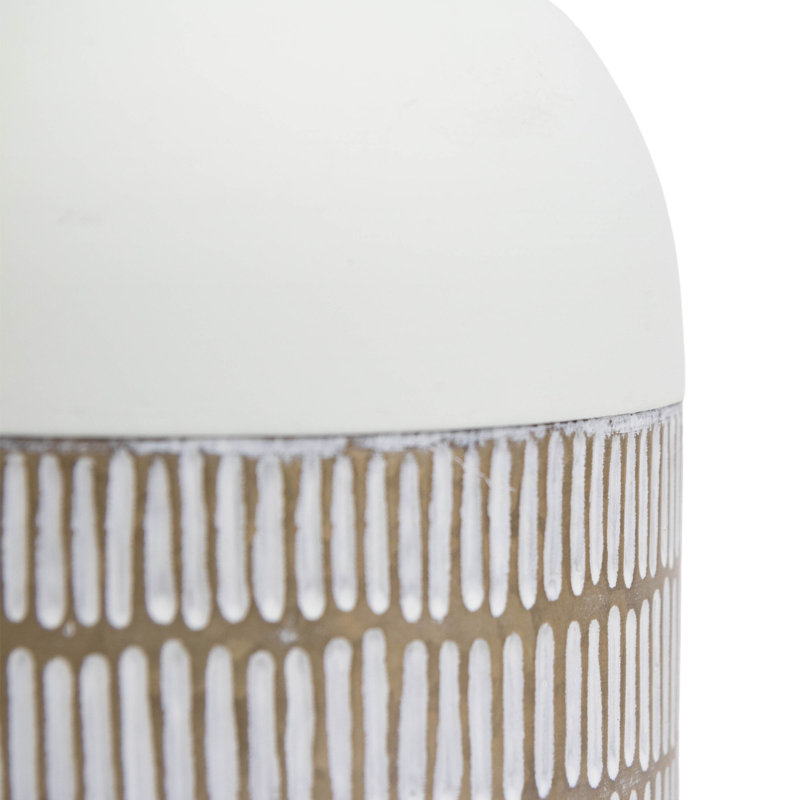 Vase de table en acier inoxydable 10,75 po Abdiqani