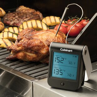 Polder Digital Touch Screen Bbq And Smoker Thermometer, Red : Target