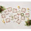 Xmas Carol 12-Piece Cocktail Napkin Set