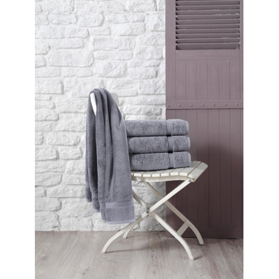 Ensemble de 4 serviettes de bain en coton turc Cambridge 