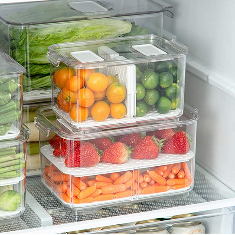 Food Storage - Set of 2 Containers and 2 Lids