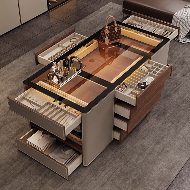 Armoire de rangement à bijoux de style italien 47,24 po