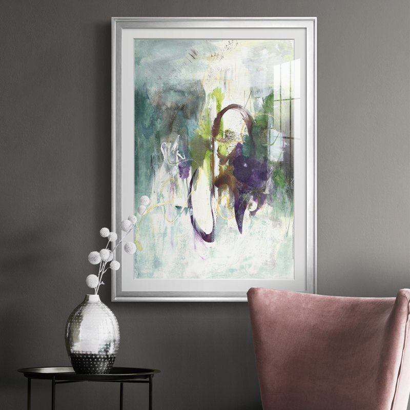 «Moving On II», reproduction encadrée de qualité supérieure, prête à être accrochée, H 36,5 po x l 26,5 po x P 1 po, Argent