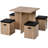 Alpert 4 - Person Pedestal Dining Set-998962606