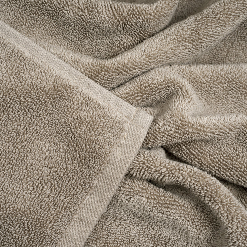 Ensemble de serviettes 6 pièces Lavish Home - Accessoires de salle de bain en coton avec 2 serviettes de bain, 2 débarbouillettes et 2 débarbouillettes - Draps de bain lavables à la machine