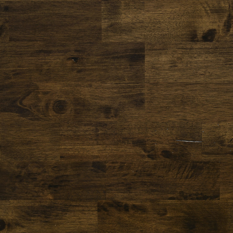 Banc de salle à manger en bois d'hévéa massif Knotty Nutmeg