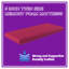 Matelas pour enfant en mousse à mémoire de forme simple de 5 pouces en rose - Conception peu encombrante pour lits superposés et lits gigognes, housse respirante, support profilé pour tous les âges