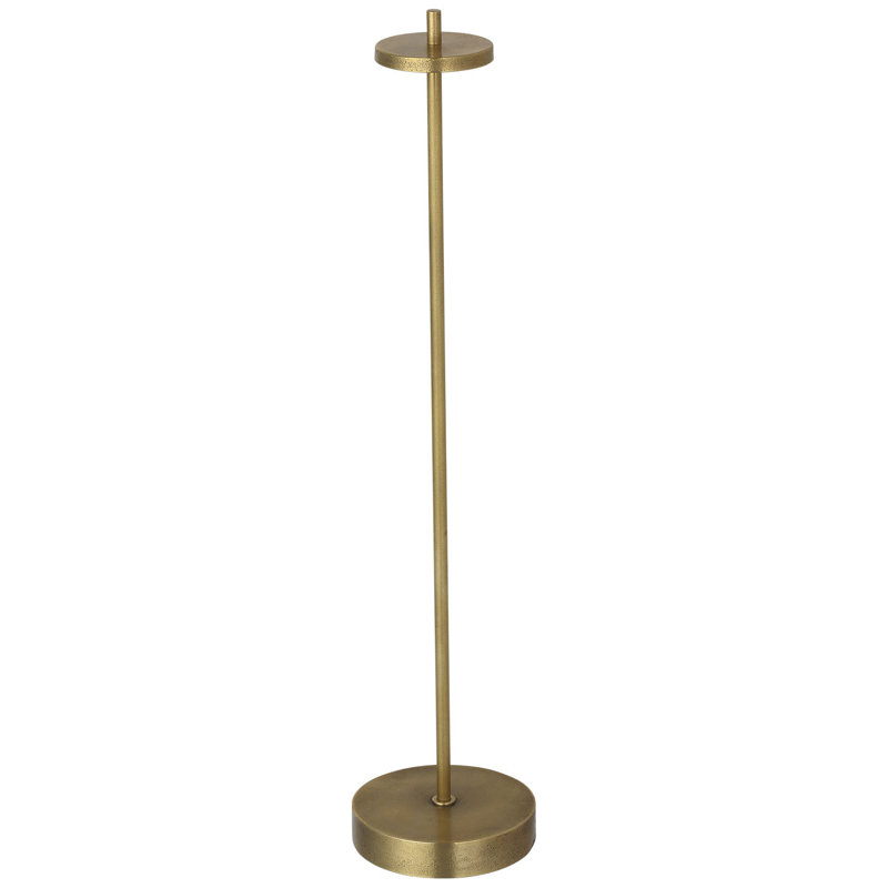 Kelly Wearstler Sene Rechargeable Table Lamp, Gold, 1.6 W, 23" H x 5" W x 5" D