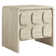Toscana 2-Drawer Nightstand In Travertine