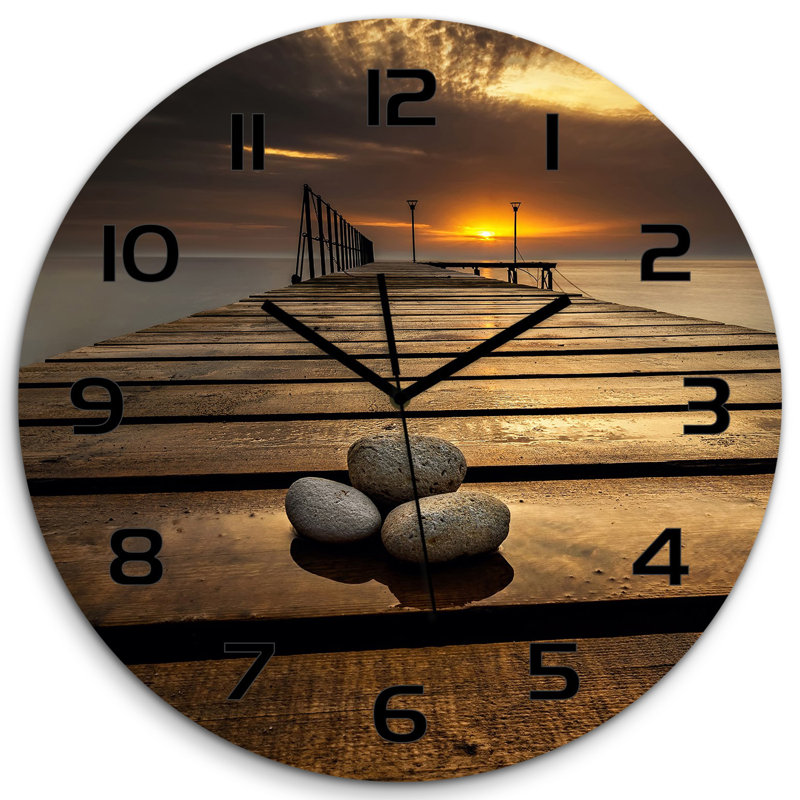 Jlyn Glass Wall Clock