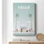 Illustration de Miami Beach I - peinture sur toile tendue-1483766621