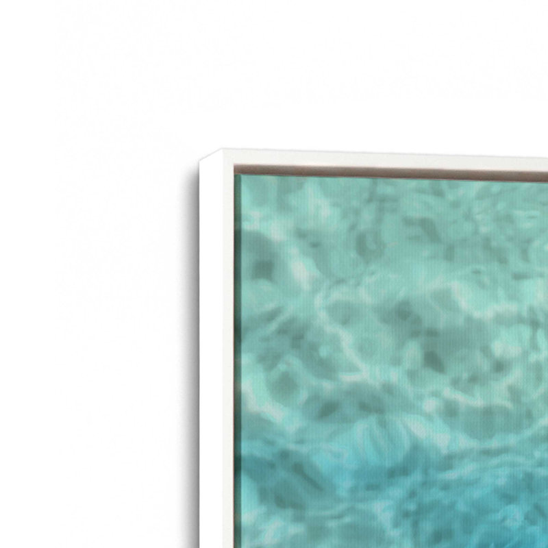 Attallah, H 32,75 po x l 32,75 po, Blanc opaque