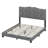 Nikula Upholstered Velvet Panel Headboard Design Bed-1326495186-1326495184