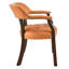 Chaise de salle à manger à accoudoirs touffetés LUMera, orange-1602715284-1550979415