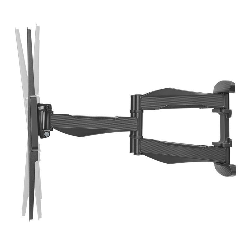 Support mural noir Starburst pour écrans de plus de 50 po pouvant supporter jusqu'à 99 lb