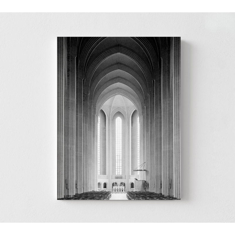 Photo d'architecture gothique encadrée, photographie d'arches, art mural surdimensionné d'architecture gothique, photographie gothique foncé