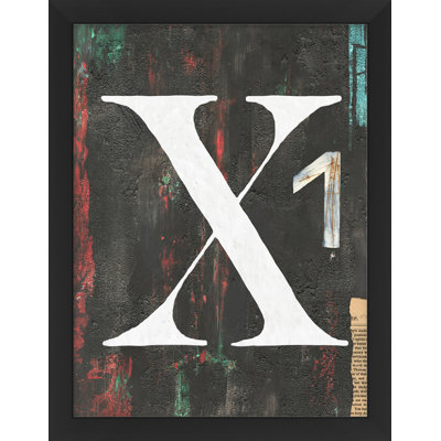 Alphabet "X" Print