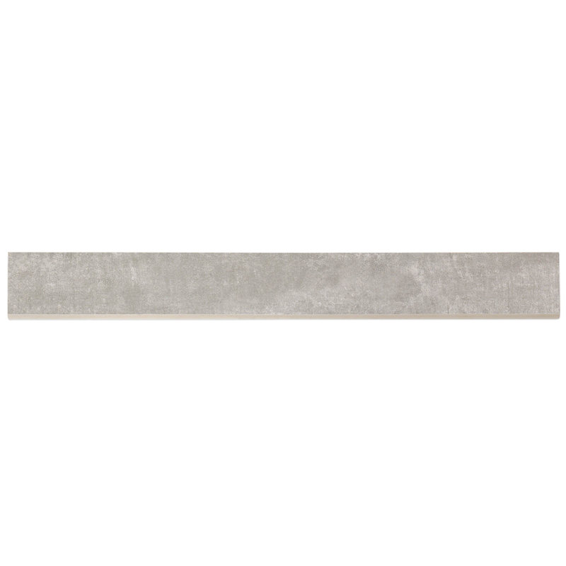 Carreau en porcelaine 24 "x 3" Bullnose, Cendré