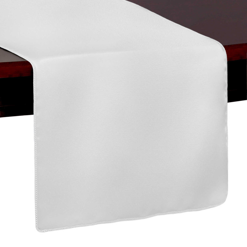 Table Runner, White, 1, 90" x 14"