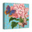 Papillons sur fleur sur toile-1327696209