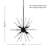 Bossier 8-Light 22.25” Wide Sputnik Chandelier