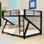 Metal Bunk Bed with Ladders-1873076332