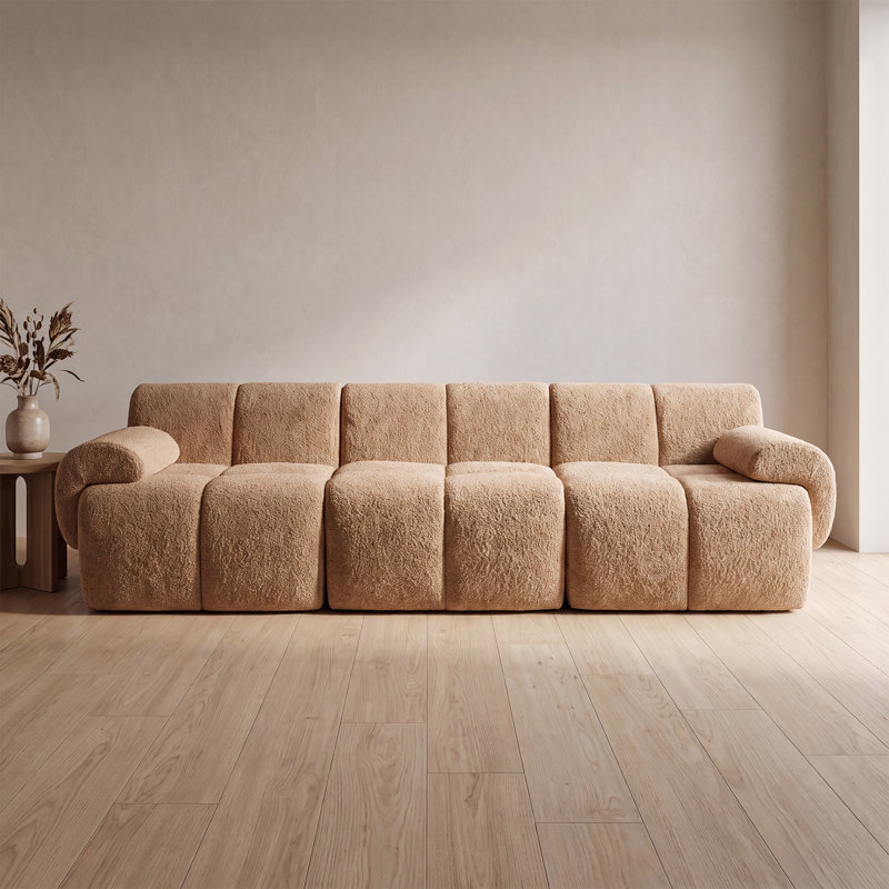 Canapé modulaire modulaire, canapé Cloud, Brown