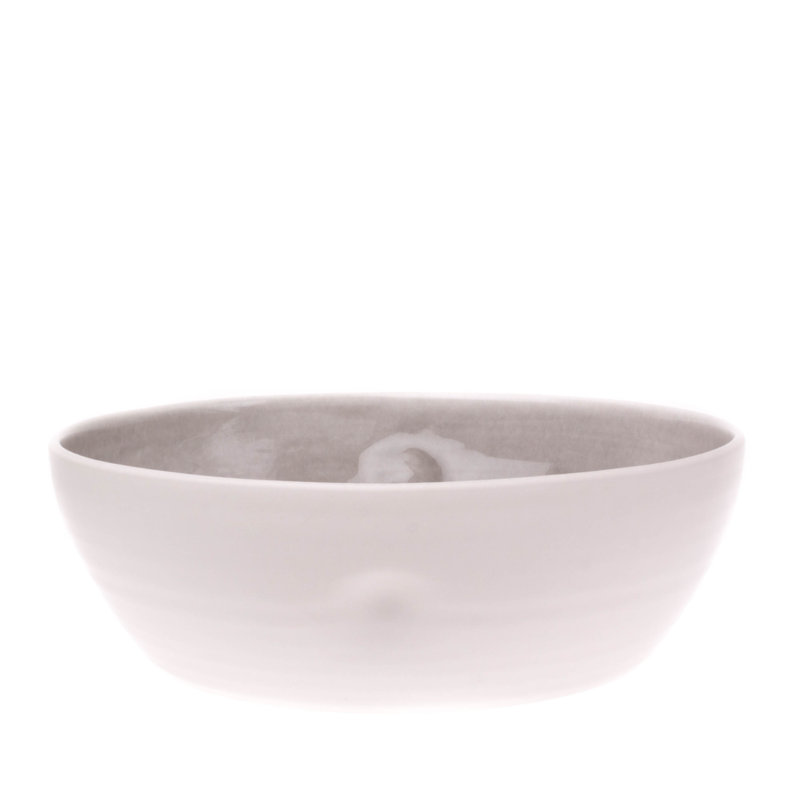 Canvas Home Pinch Salad Bowl, Grey