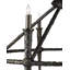 Blackthorn 8 - Light Cast Aluminum Chandelier