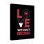 Love Without Limits - Wrapped Canvas Print