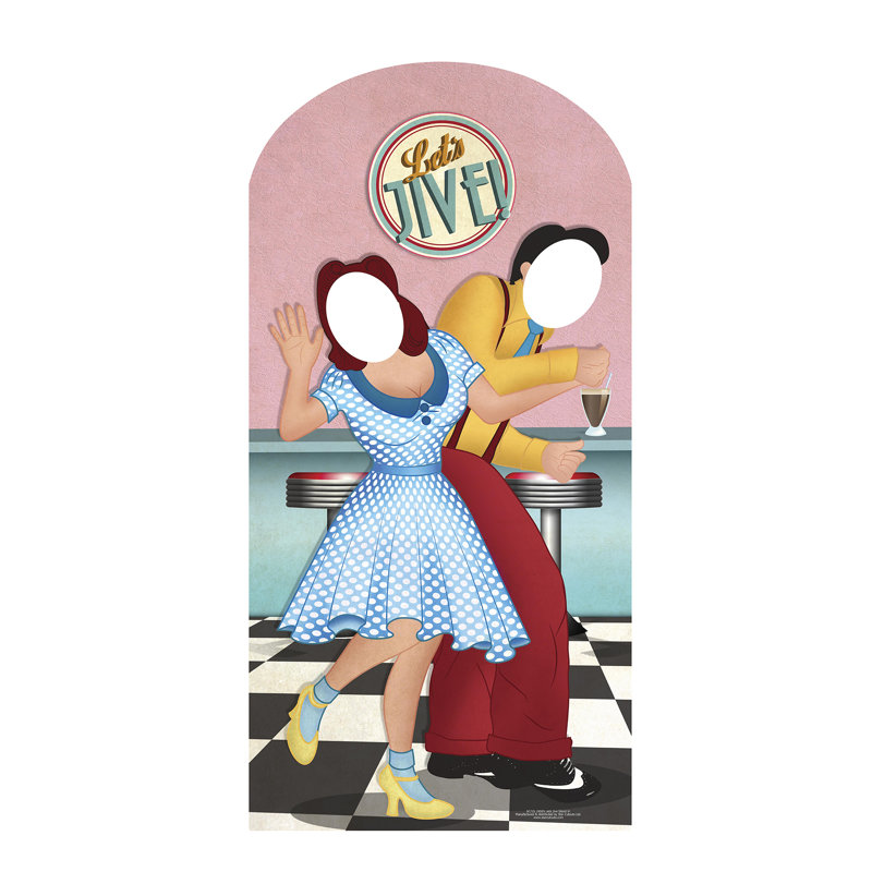 1950's Lets Jive Cardboard Standup