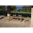 Synthesis Rectangular Teak Solid Wood Extendable Outdoor Dining Table , 90.55 " W 39.37 " D