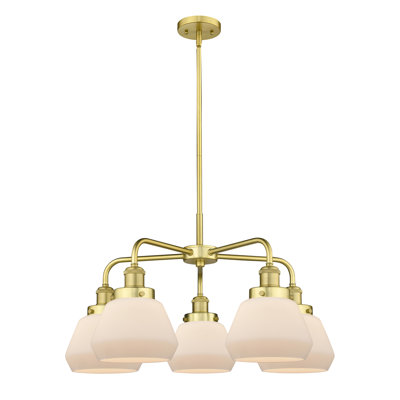 Bianet 5 - Light Glass Dimmable Chandelier