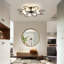 Azeriah 8-Light 84cm Semi Flush Mount-614643818