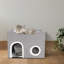 Maison de chat pliable, lit de chat d'intérieur, condo de chat moderne et mignon